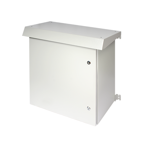 Aluminium 19" Outdoor Rack - Pole / Wall Mounting  5U