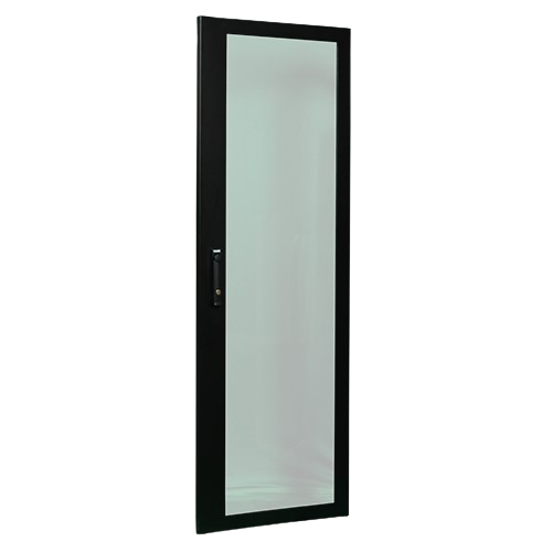 19" FS Rack - Glass Door -  Tempered Tinted Glass